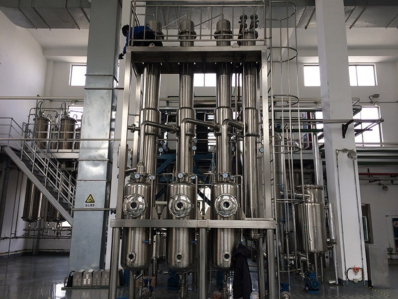 2.2T/h鱼胶三效降膜蒸发器